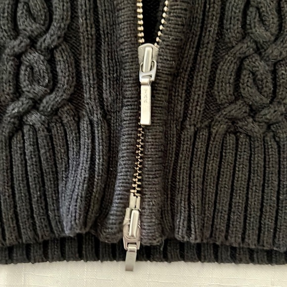 French Laundry Sport~Zip Cable Sweater / Host Pick - Picture 7 of 9